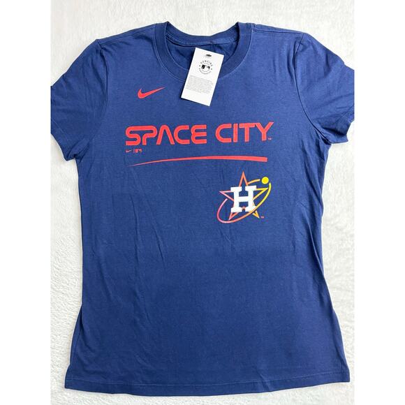 Nike Women’s Large Houston Astros Tee Shirt New With Tags - Picture 1 of 3